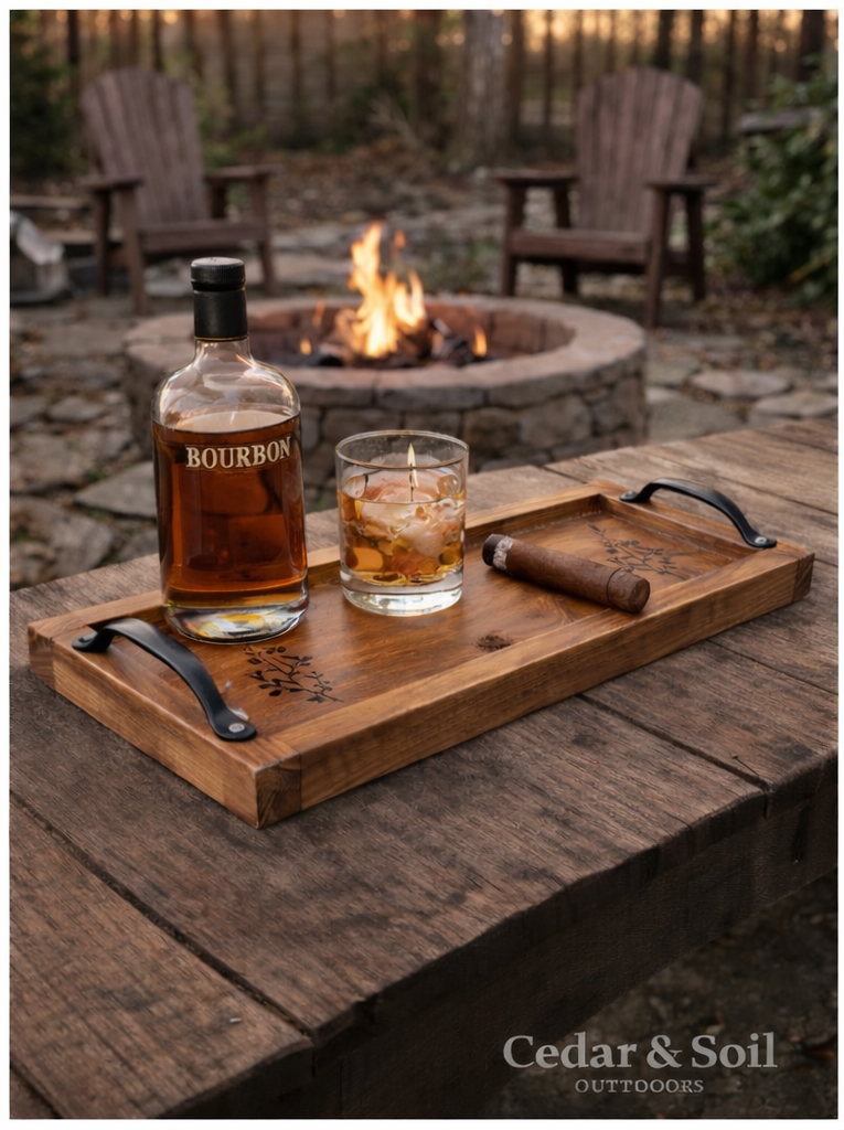 Handcrafted Narrow Serving Tray