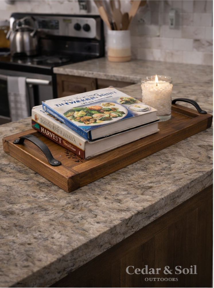 Handcrafted Narrow Serving Tray